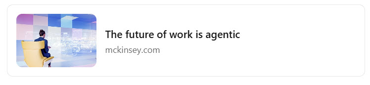 McKinsey: Why agents are the next frontier of generative AI