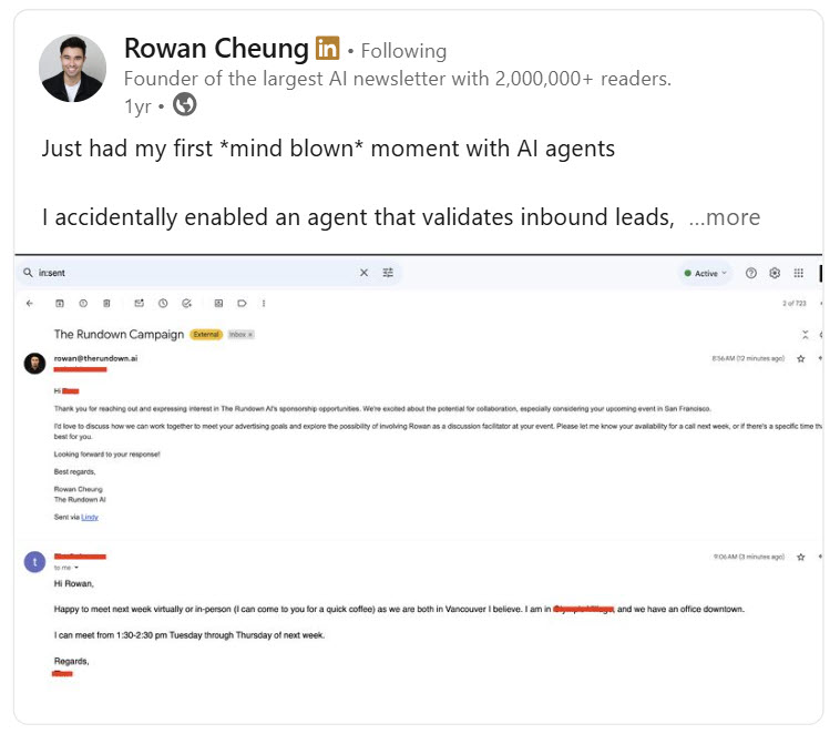 Lindy.ai agent use case